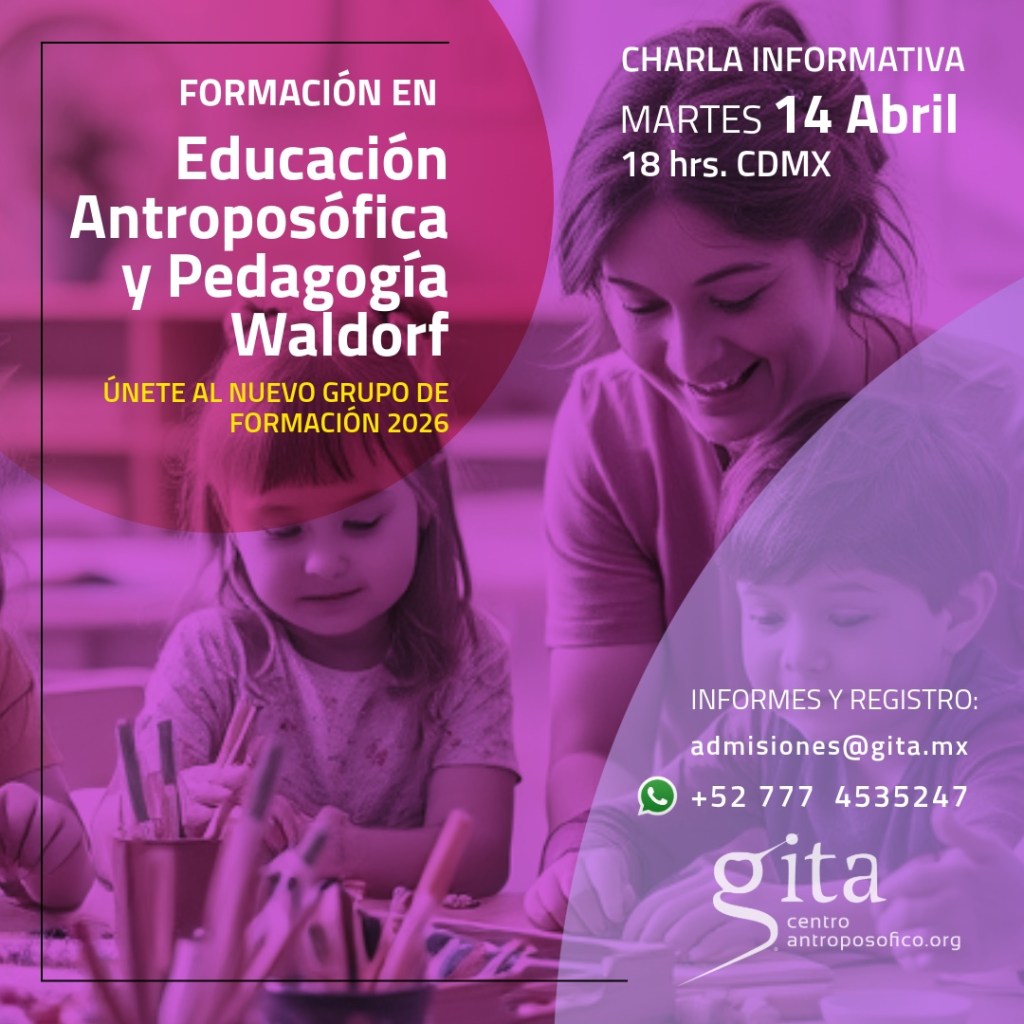Charla Informativa sobre la Formación Waldorf 2026 en&nbsp;GITA